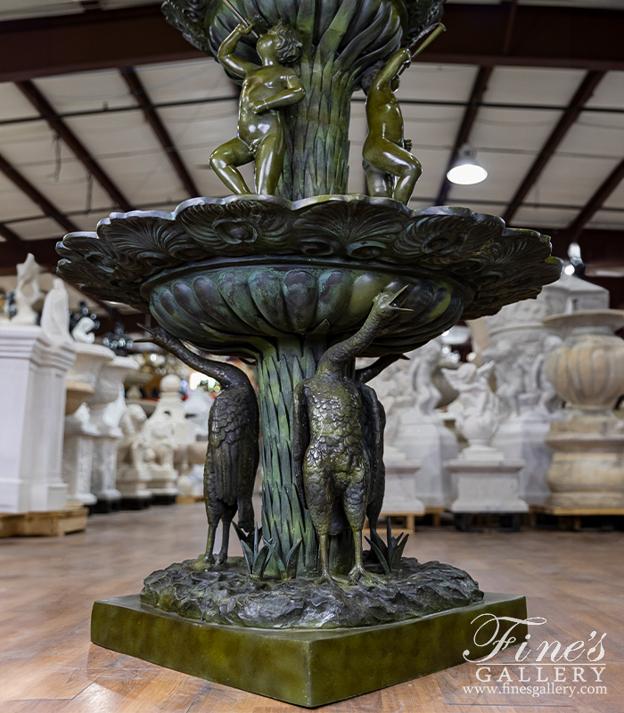 Bronze Fountains  - A Vintage Mythical Nature Bronze Fountain - BF-200